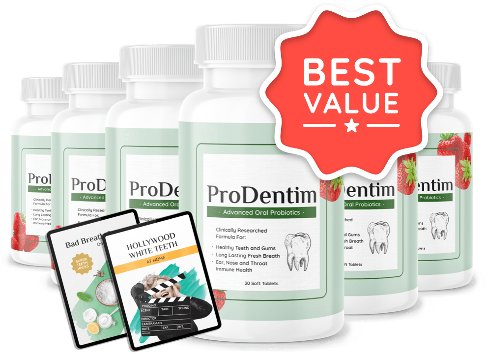 PRODENTIM 6 BOTTLES